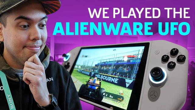 We Played The Alienware UFO, A Switch-Like PC Gaming Device