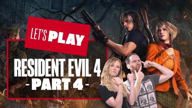 Let's Play Resident Evil 4 Remake PART 4 - KNIGHTMARE! RESIDENT EVIL 4 REMAKE PS5 GAMEPLAY