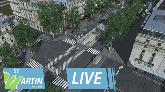 Cities Skylines : Saint Martin en Leu on continue la gare de monorail