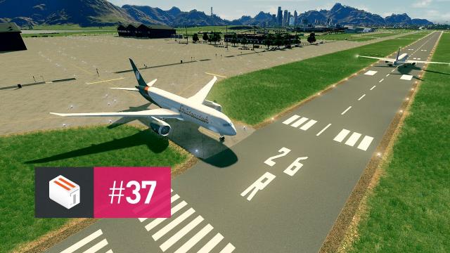 Let's Design Cities Skylines — EP 37 — Runway Markings at Cedar Valley Airport