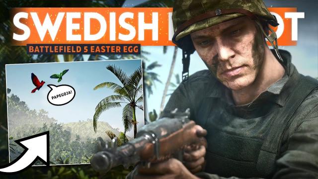 SWEDISH PARROT EASTER EGG FOUND! - Battlefield 5 Solomon Islands