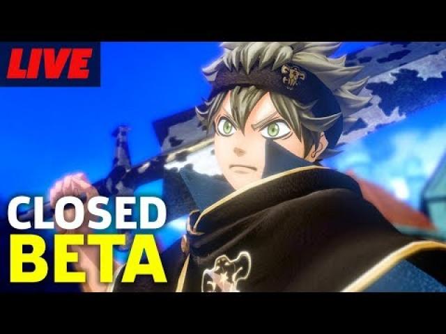 Black Clover: Quartet Knights Closed Beta Gameplay Live