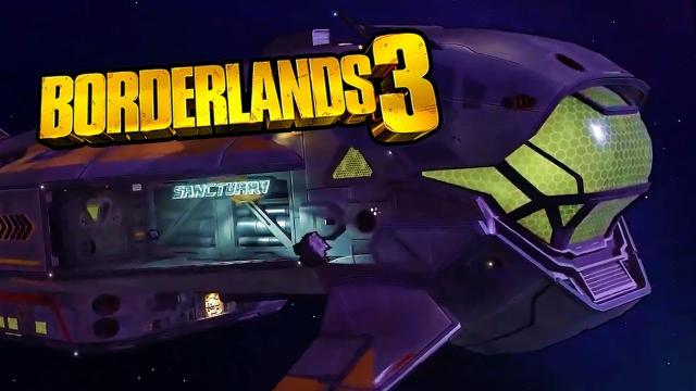 Borderlands 3 - Sanctuary III Space Ship Official Reveal Gameplay Demo