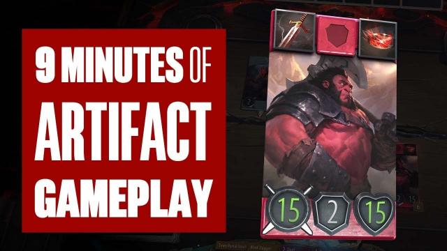 9 minutes of Artifact Gameplay - The new game from VALVE