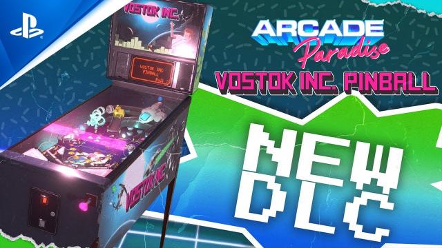 Arcade Paradise - Vostok Inc. Pinball DLC Trailer | PS5 & PS4 Games