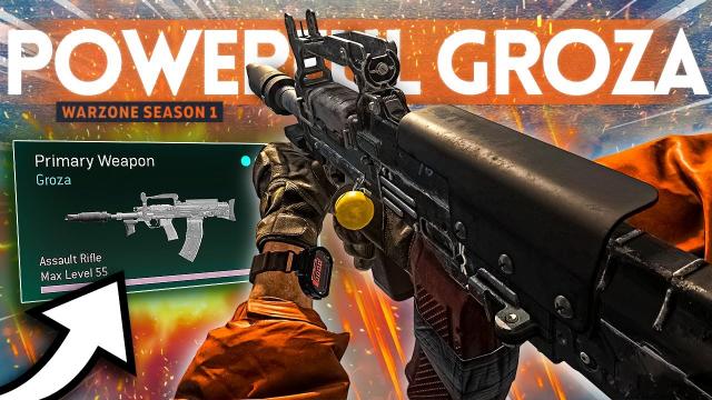 I tried the MAX SPEED GROZA Class Setup in Warzone and it Destroyed Everyone!