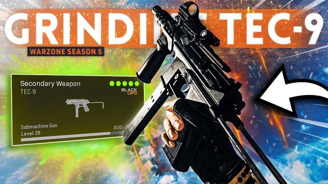 Grinding the NEW TEC-9 SMG in Warzone Season 5!