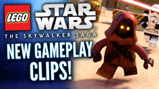 New Gameplay Clips! LEGO Star Wars The Skywalker Saga Counter Moves Jawa Gameplay!