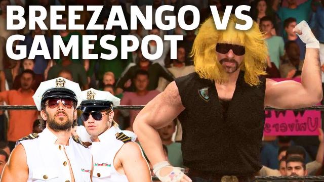 WWE 2K18 Gameplay: WWE's Breezango Battles GameSpot's Custom Wrestler