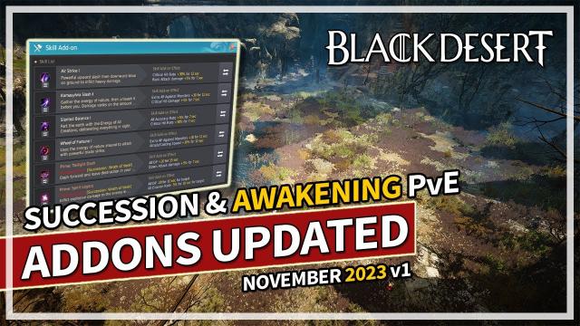 Updated PvE Addons for Succession & Awakening Dark Knight v1 | Black Desert