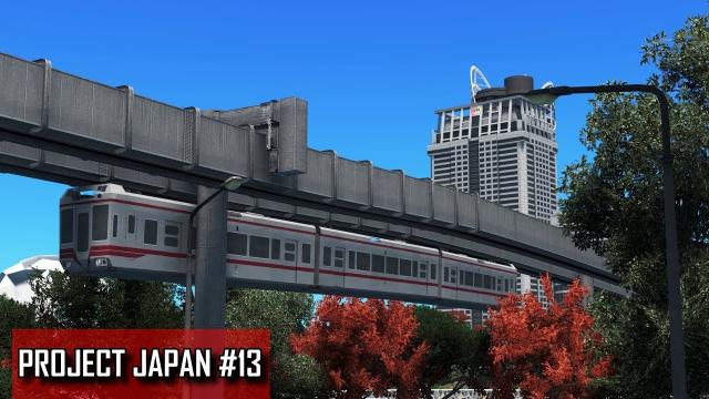 Cities: Skylines - PROJECT JAPAN #13 - Suspended monorail, Convention center, Mixed residential