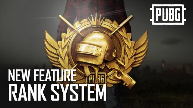 PUBG - New Feature - Rank System