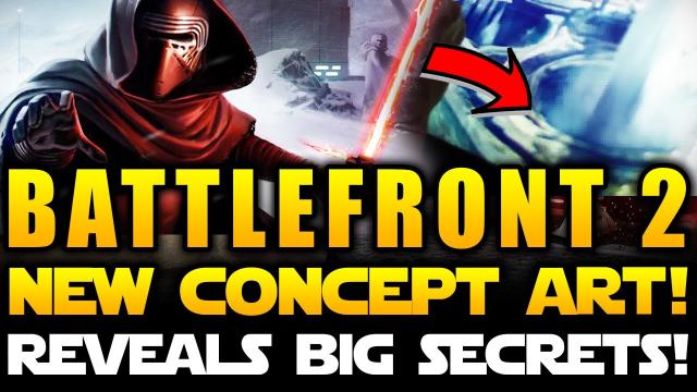 Star Wars Battlefront 2 (2017) - NEW EPIC CONCEPT ART! Huge Geysers! Rappelling Resistance Fighters!