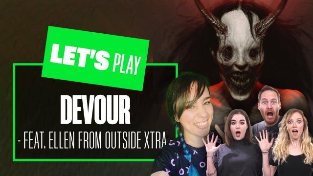 Let's Play DEVOUR on PC feat. ELLEN FROM OUTSIDE XTRA - GOAT TO GET OUT OF HERE!