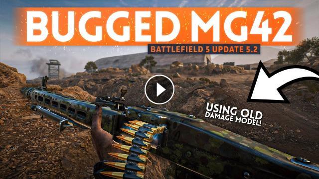 Bugged Mg42 Uses Old Damage Model Is Now Monster Gun Battlefield 5 Update 5 2 Ttk Change
