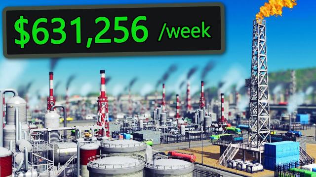 I Made $631,000 a WEEK Exploiting Oil in Cities Skylines