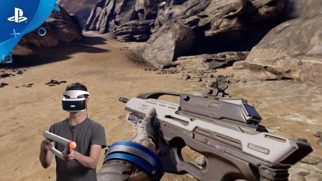 Farpoint - PS VR Aim Controller Setup and Demo | PS VR