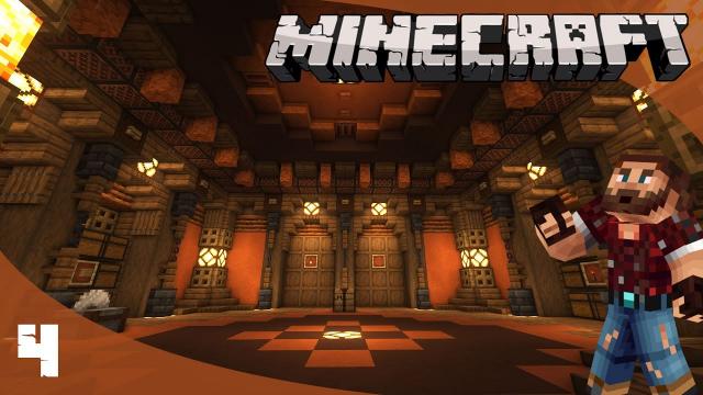 BUILDING AN AMAZING STORAGE ROOM - Minecraft 1.17 Let's Play (ep4)