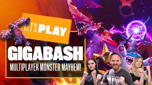 Let's Play GigaBash - MULTIPLAYER MONSTER MAYHEM! (Sponsored video!)
