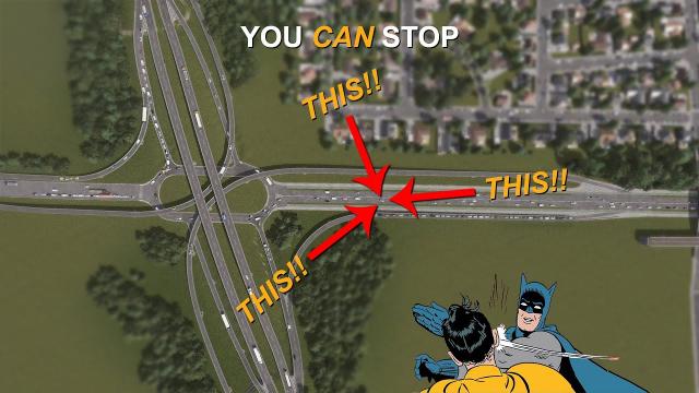 You can stop THIS! Better flow and more realistic movement! Cities Skylines Traffic Tip