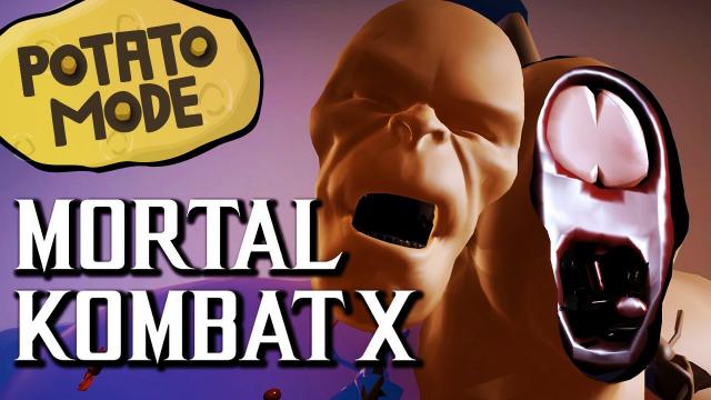 Mortal Kombat X's Ultra-Low Graphics Get Family Friendly | Potato Mode