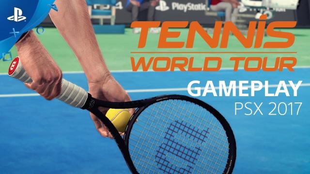 Tennis World Tour - PSX 2017: Gameplay interview | PS4