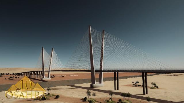 Cities Skylines: Osahra: Huge Desert Bridge! #10