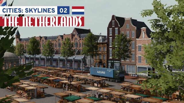 City Center Market - Cities Skylines: The Netherlands 02