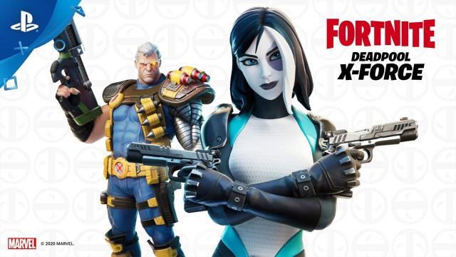 Fortnite - X-Force Joins Deadpool | PS4