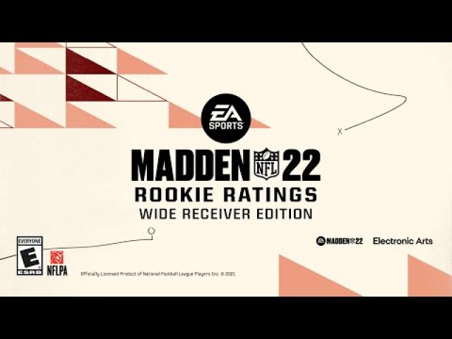 Madden 22 | Rookie Ratings Reveal: WRs