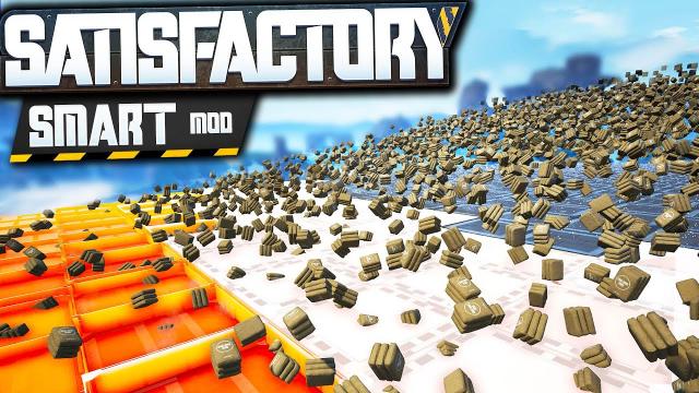 Mass Build ANYTHING in SATISFACTORY?! - Satisfactory Smart Mod Tutorial