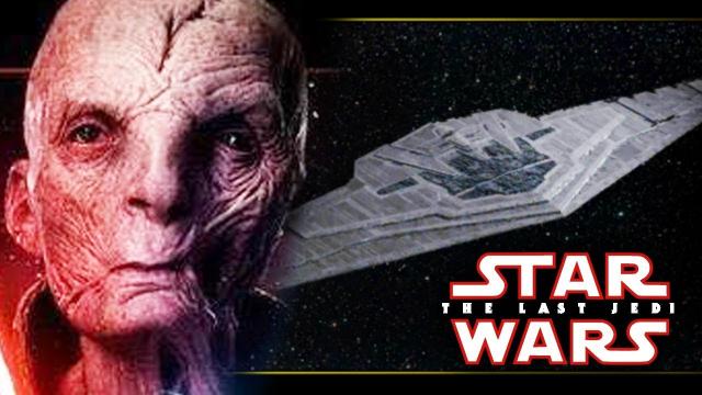 Snoke's Mega Star Destroyer OFFICIALLY REVEALED!  Star Wars Episode 8: The Last Jedi Explained