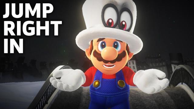 Super Mario Odyssey's New Area - The Cap Kingdom Gameplay