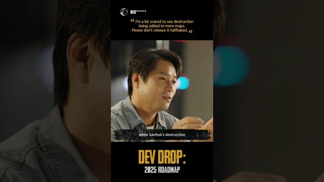 ????DEV DROP now has English voice-over! See full video and find out what PUBG Director really think