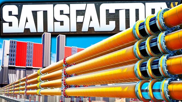 42,000 km Oil Pipeline MEGA Project! - Satisfactory Early Access Gameplay Ep 12