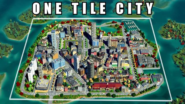 Building the Perfect ONE TILE CITY in Cities Skylines 2