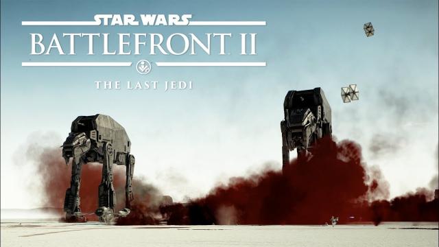 Star Wars The Battle of Crait - A Star Wars Battlefront 2 Trailer- 4K Ultra