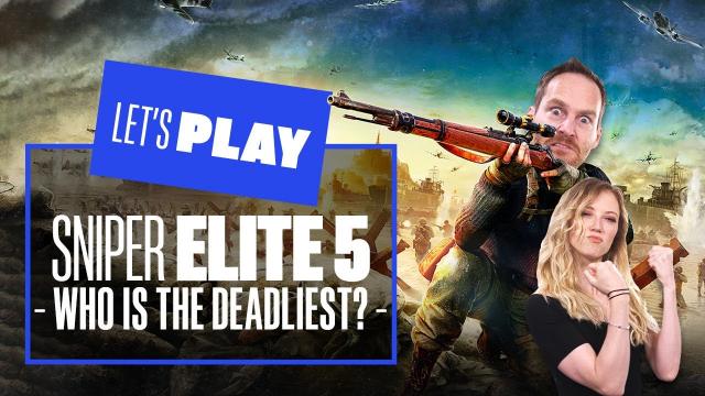 Let's Play Sniper Elite 5 on PS5: WHO'S THE DEADLIEST SHOT? Sniper Elite 5 PS5 co-op Gameplay