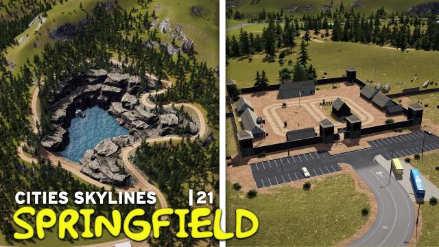 Old Quarry, Fort Sensible | Cities Skylines | 21 | The Simpsons