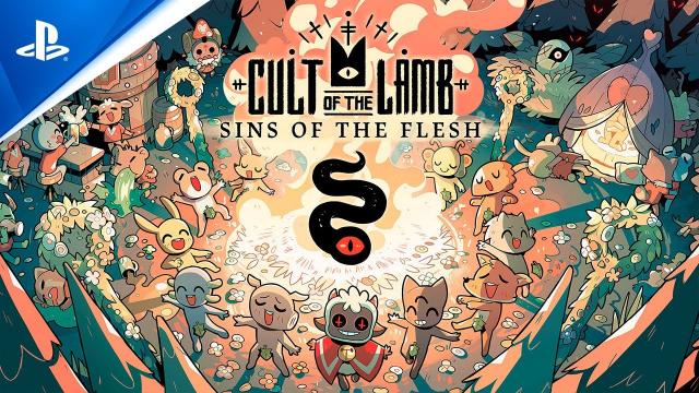 Cult of the Lamb: Sins of the Flesh - Release Date Trailer | PS5 & PS4 Games