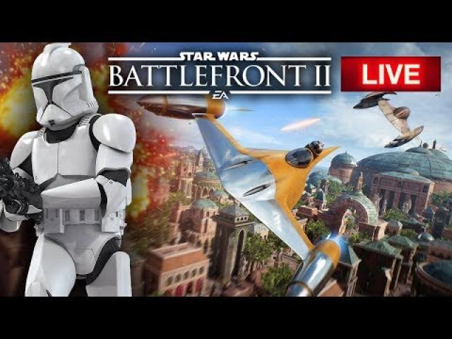 Star Wars Battlefront 2 LIVE - New Multiplayer Gameplay!  Huge CLONE WARS Battles!