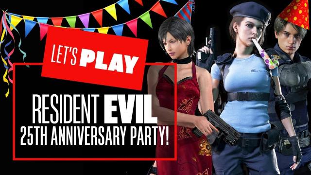 Let's Play Resident Evil 25th Anniversary Party - WHAT'S YOUR FAVOURITE RESIDENT EVIL MEMORY?