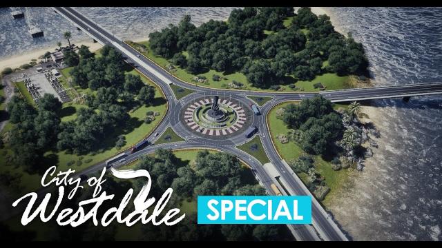 Cities Skylines: Perfect Round-a-bout Timelapse Video [City of Westdale]