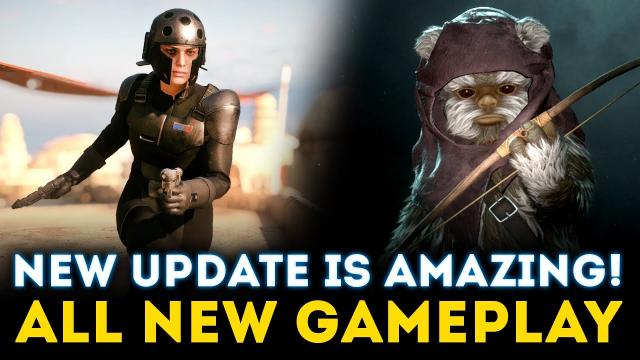 Star Wars Battlefront 2 Update That Just Released is AMAZING! ISB Agent & Ewok Hunter Gameplay!