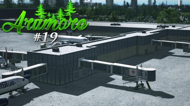 Cities Skylines: Aramore (Episode 19) - Airport Layout & Parking