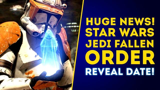 HUGE NEWS! New Game Star Wars Jedi Fallen Order REVEAL DATE! (New Star Wars Game 2019)