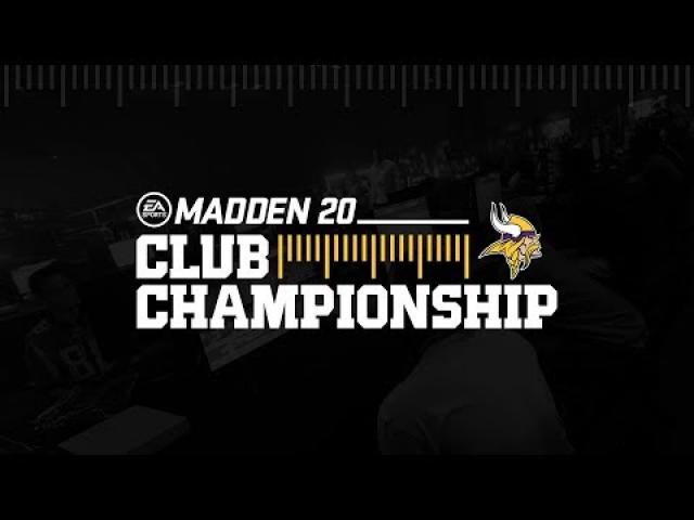 Madden 20 Minnesota Vikings Club Championship