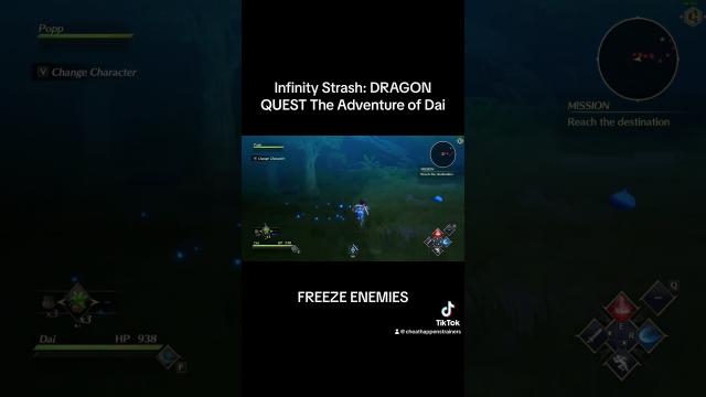Infinity Strash: DRAGON QUEST The Adventure of Dai FREEZE ENEMIES trainer! #infinitystrash