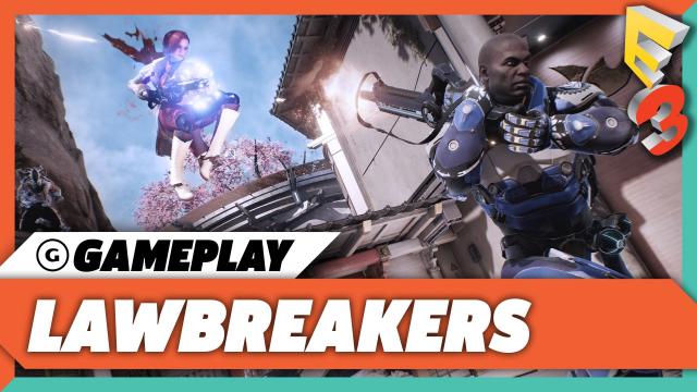 LawBreakers - Winning A Full Blitzball Match Gameplay | E3 2017