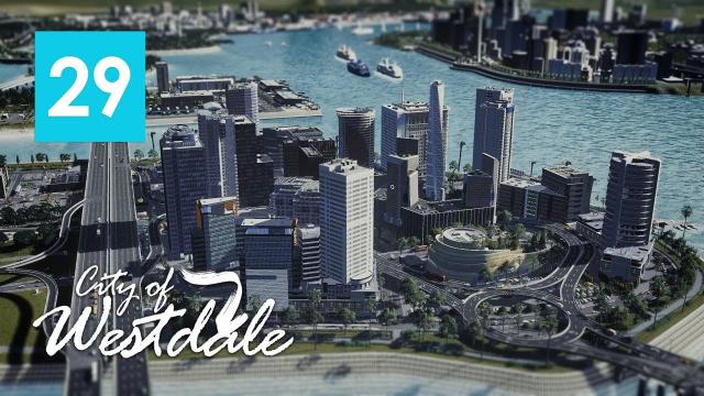 Cities Skylines: Westdale EP29 - Concrete Jungle Land of Tomorrow with Relaxing Music [4K]